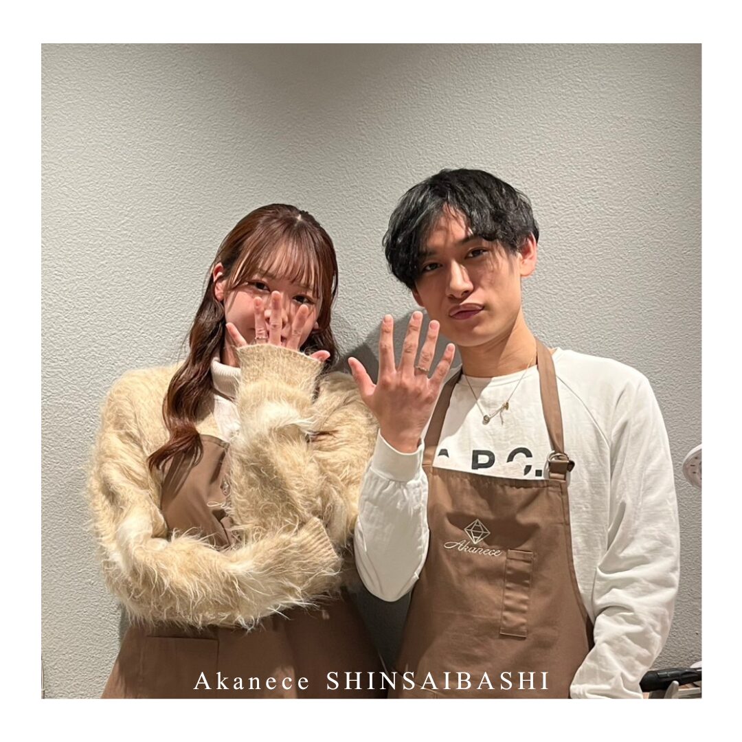 リング制作体験＠心斎橋店