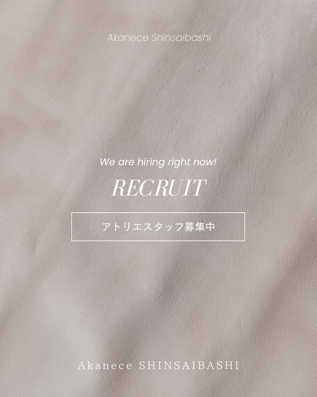 リング制作体験＠心斎橋店